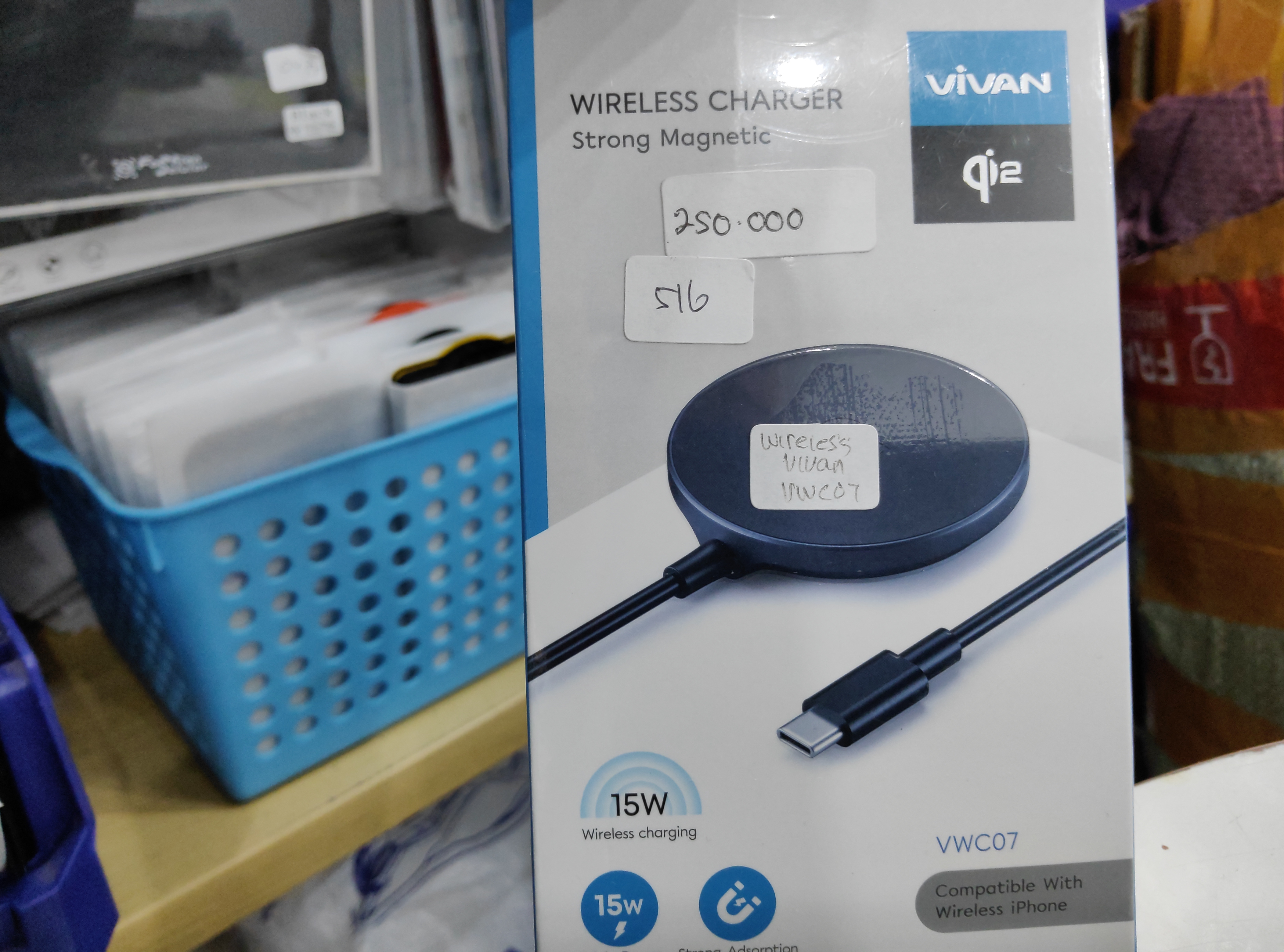 516 WIRELESS CHARGER VWC07 15W
