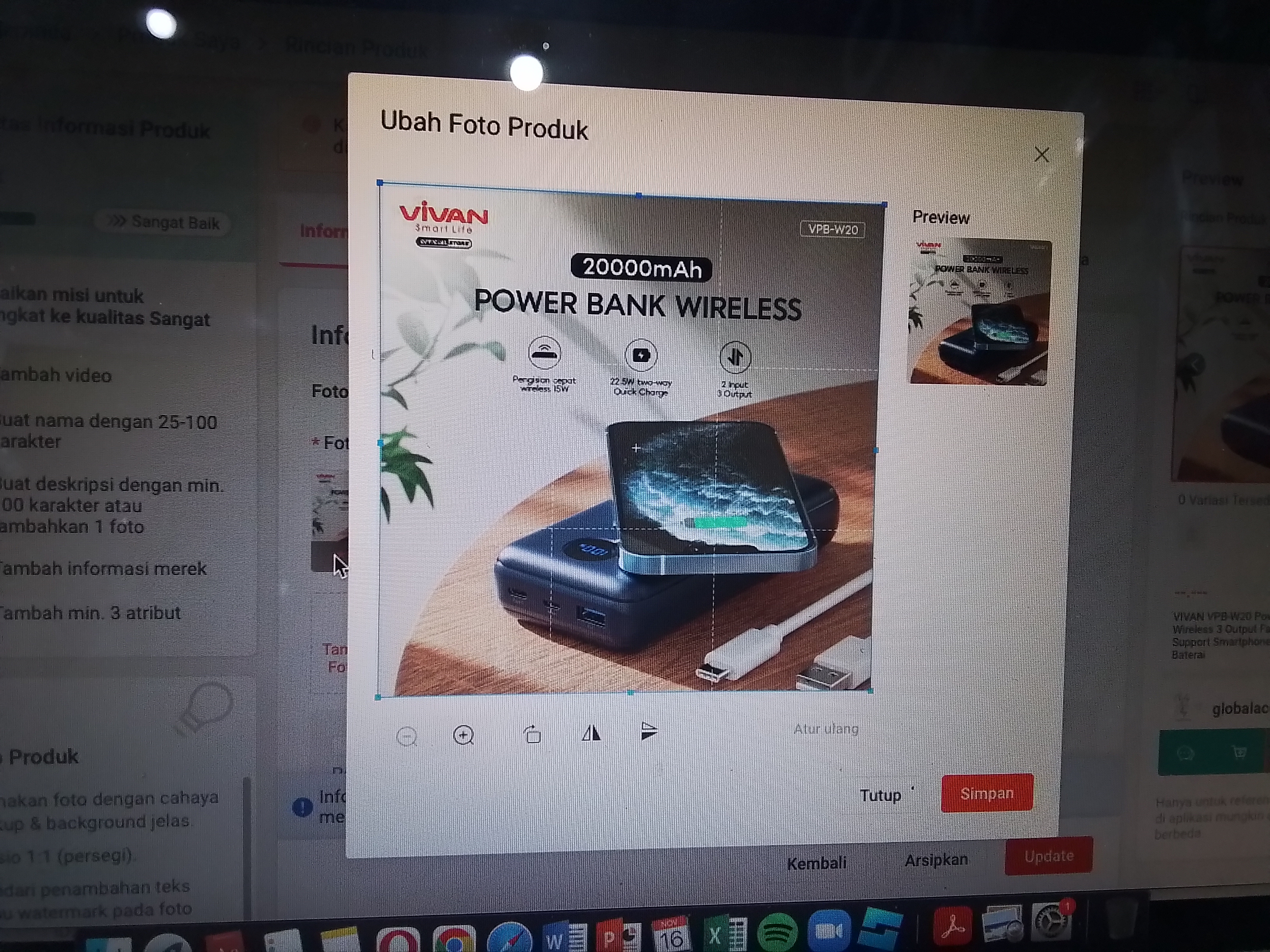 427 PB VIVAN VPB-W20 HITAM