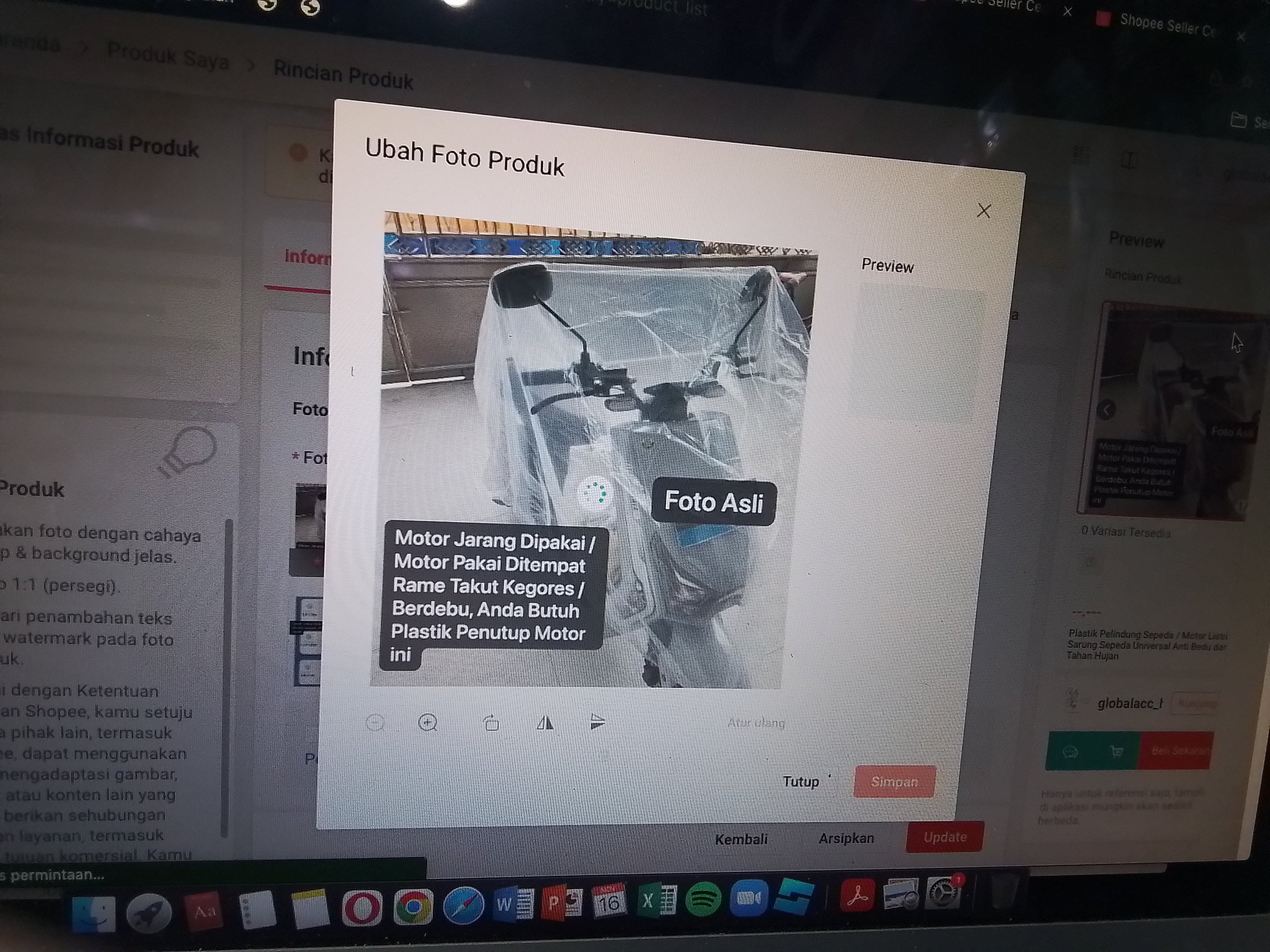 ASP-015 COVER PLASTIK