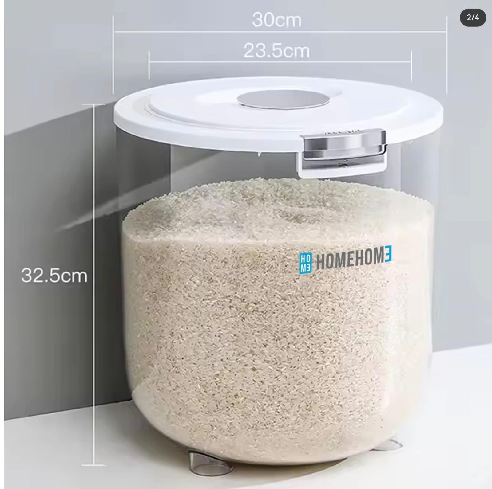 RC 202 TEMPAT BERAS BULAT 10 L